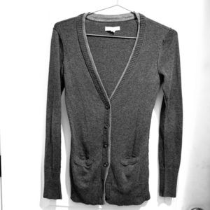 Grey button down Cardigan